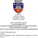 Comunicat Lupas Anexa HCLM 316 din 2011 Parcare Avram Iancu