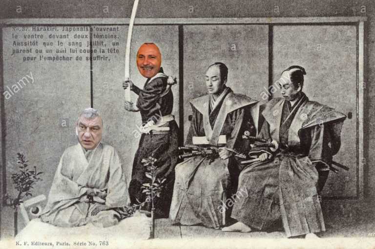Daca premier nu mai ai, harakiri musai!