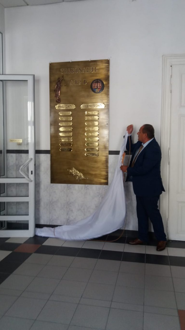 Eveniment simbolic de Ziua Justiţiei