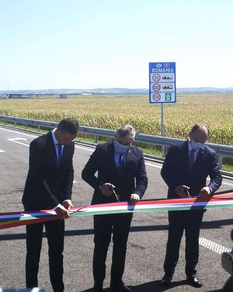 Deschiderea punctului de frontieră Borş II- Nagykereki şi inaugurarea noii conexiuni între România şi Ungaria pe autostradă