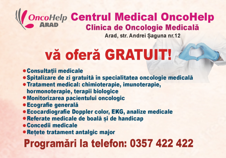 În curând, în Arad se va deschide prima clinică privată de oncologie medicală